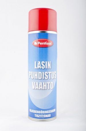 Lasinpuhdistusvaahto